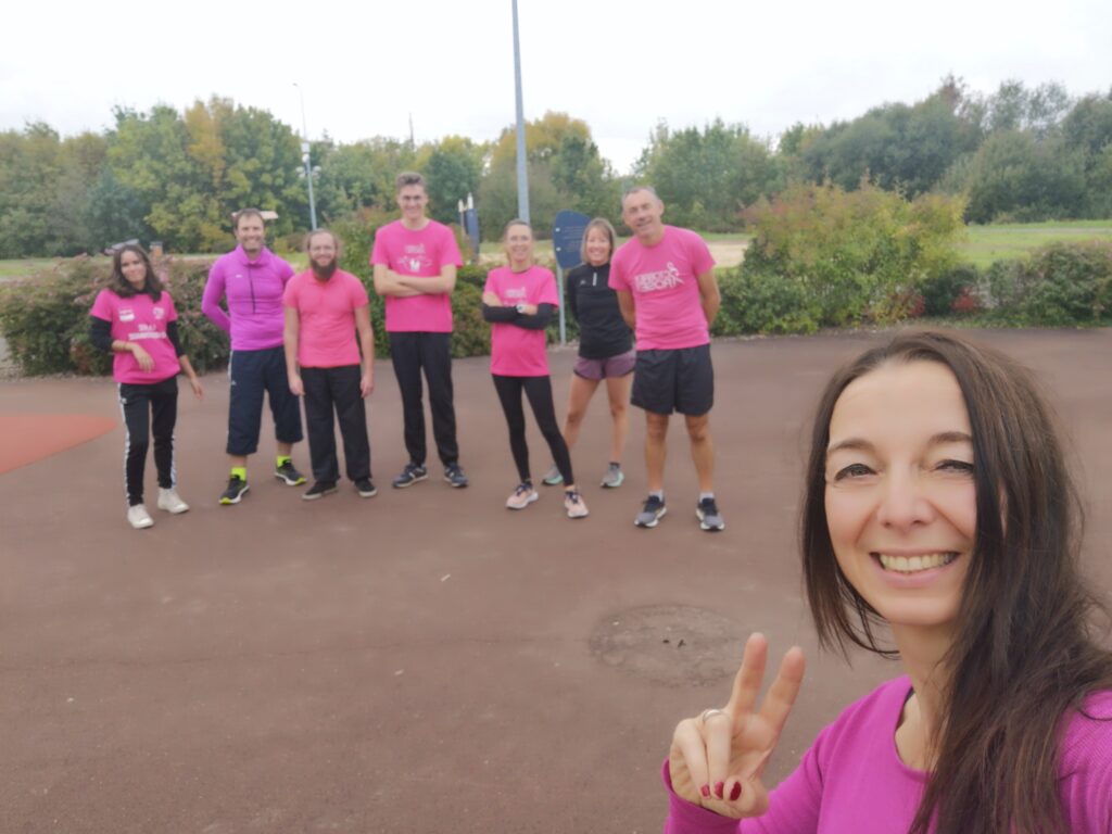 Photo de groupe pour Octobre Rose 2022