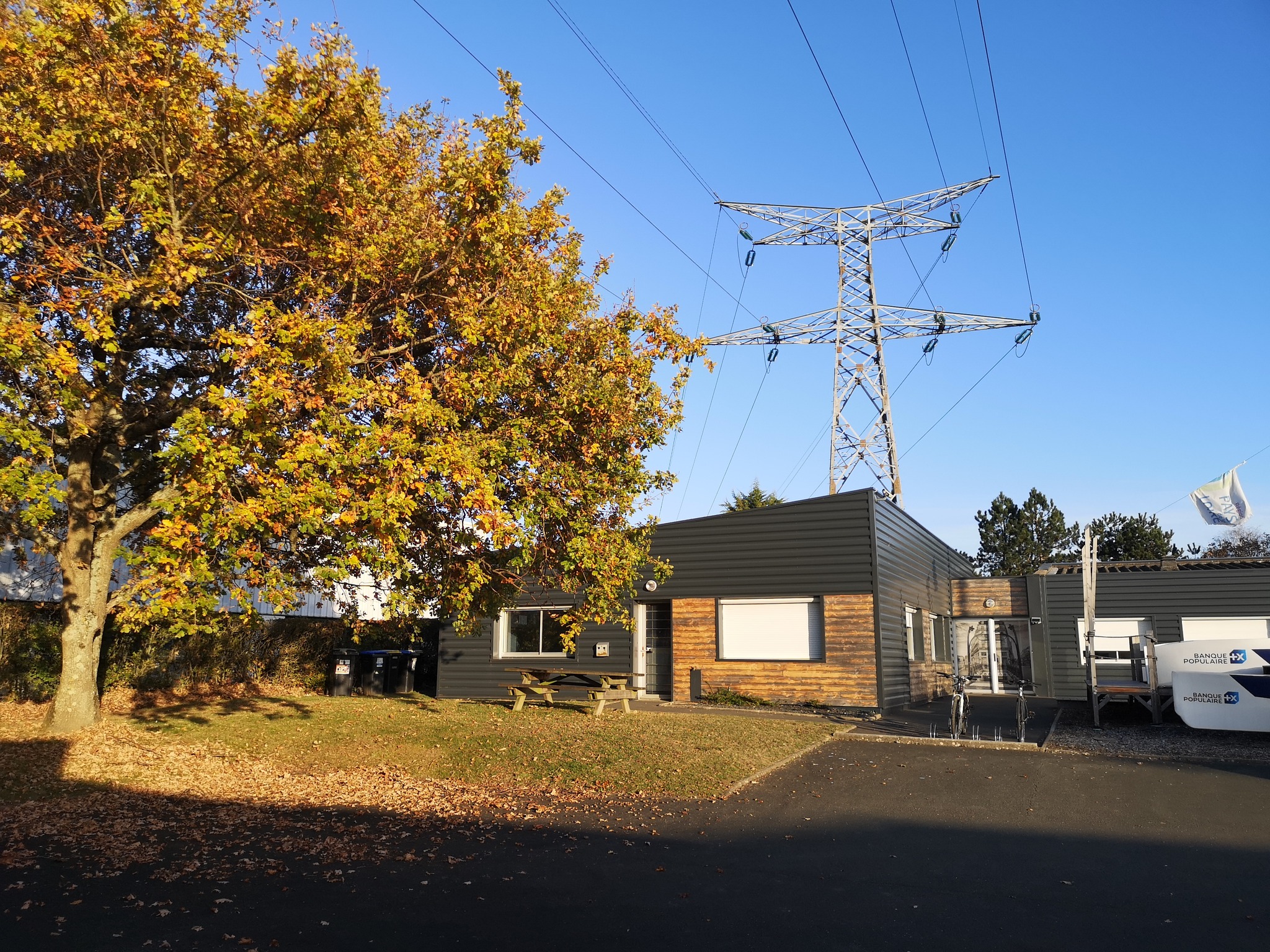 Image de l'espace vert de Station C en Automne